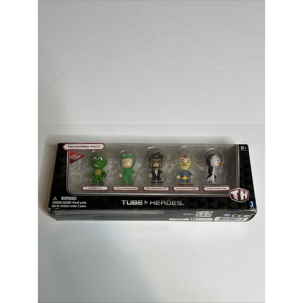 Tube Heroes Mini Action Figure Gaming Collector  5 Pack New In Box